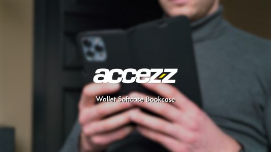 Accezz Wallet Softcase Bookcase Motorola Edge 40 - Zwart