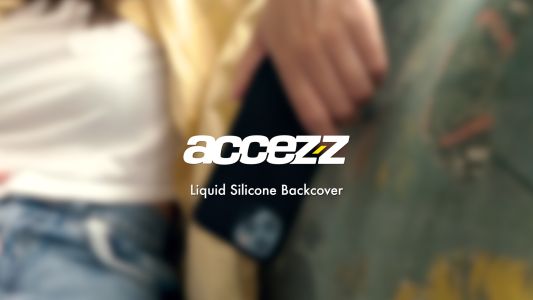 Accezz Liquid Silicone Backcover Samsung Galaxy Z Fold 4 - Donkerblauw