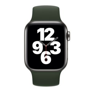 Apple Solobandje Apple Watch Series 1-9 / SE / Ultra (2) - 42/44/45/49 mm - Maat 10 - Cyprus Green