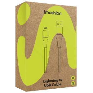 iMoshion Lightning naar USB kabel - Non-MFi - Gevlochten textiel - 2 meter - Groen