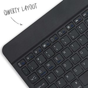 Accezz QWERTY Keyboard Bookcase iPad Air (2022 - 2020) / Pro 11  (2022 - 2018)