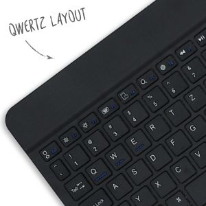 Accezz QWERTY Bluetooth Keyboard Bookcase Samsung Galaxy Tab S9