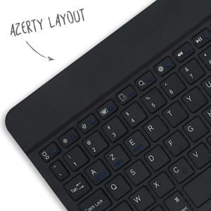 Accezz AZERTY Bluetooth Keyboard Bookcase iPad (2018/2017) /Air (2013) / Air 2