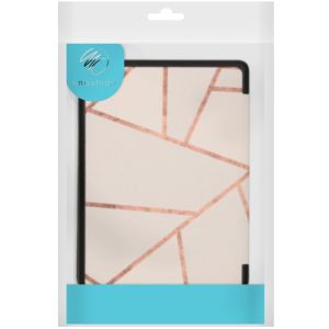 iMoshion Design Slim Hard Case Bookcase Kobo Clara HD - White Graphic