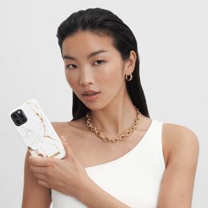 iDeal of Sweden Fashion Backcover Samsung Galaxy S22 Ultra - Carrara Gold