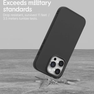 RhinoShield SolidSuit Backcover iPhone 13 Pro Max - Carbon Fiber Black