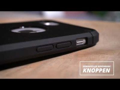 Brushed Backcover Motorola One Fusion Plus - Zwart