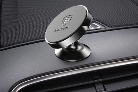 Baseus Magnetic Car Mount iPhone 13 Pro - Telefoonhouder auto - Dashboard - Magnetisch - Zwart