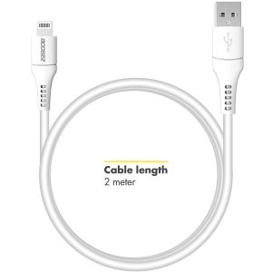 Accezz Lightning naar USB kabel iPhone 14 Pro - MFi certificering - 2 meter - Wit
