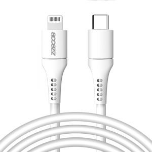 Accezz Lightning naar USB-C kabel iPhone 11 - MFi certificering - 2 meter - Wit