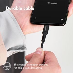 Accezz USB-C naar USB-C kabel iPhone 15 Pro - 2 meter - Zwart