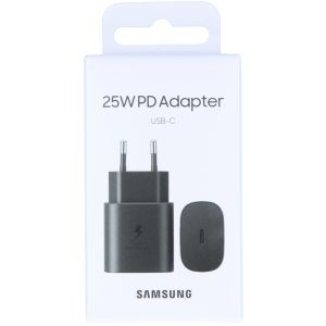 Samsung Originele Fast Charging Adapter USB-C Samsung Galaxy A50 - Oplader - USB-C aansluiting - 25 Watt - Zwart