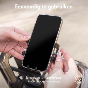 iMoshion Telefoonhouder fiets Samsung Galaxy A21s - Verstelbaar - Universeel - Aluminium - Zwart