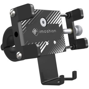 iMoshion Telefoonhouder fiets iPhone 15 - Verstelbaar - Universeel - Aluminium - Zwart