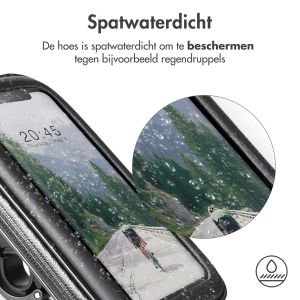 Accezz Telefoonhouder fiets iPhone 7 - Universeel - Met case - Zwart