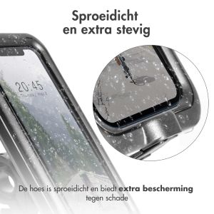 Accezz Telefoonhouder fiets Pro Samsung Galaxy S21 - Universeel - Met case - Zwart