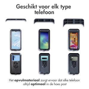 Accezz Telefoonhouder fiets Pro iPhone 13 Pro Max - Universeel - Met case - Zwart