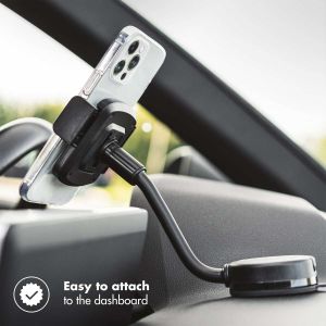 Accezz Telefoonhouder auto OnePlus Nord 2 - Universeel - Dashboard - Zwart