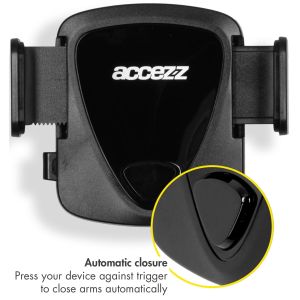 Accezz Telefoonhouder auto iPhone SE (2020) - Verstelbaar - Universeel - Ventilatierooster - Zwart 