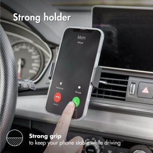 Accezz Telefoonhouder auto iPhone 6 - Verstelbaar - Universeel - Ventilatierooster - Zwart 