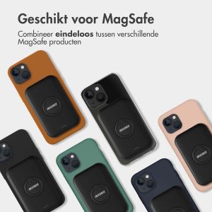 Accezz MagSafe Powerbank iPhone 15 - 5000 mAh - Draadloze powerbank met ringhouder - Zwart