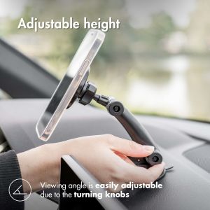 Accezz Telefoonhouder auto iPhone 12 Mini - MagSafe - Dashboard en voorruit - Magnetisch - Zwart