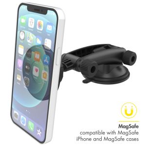 Accezz Telefoonhouder auto iPhone 15 - MagSafe - Dashboard en voorruit - Magnetisch - Zwart