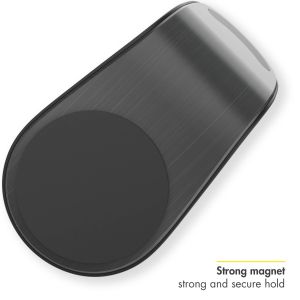 Accezz Telefoonhouder auto iPhone 13 Pro - Universeel - Ventilatierooster - Magnetisch - Zwart