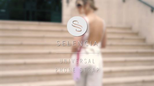 Selencia Universeel verstelbaar telefoonkoord - Fuchsia