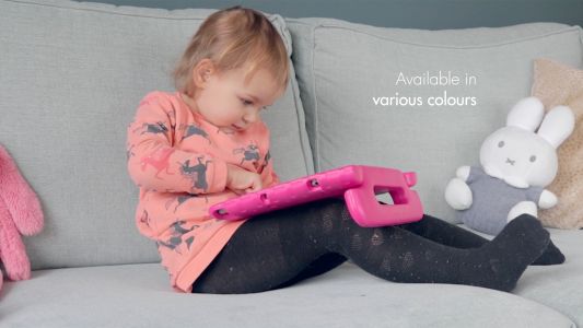iMoshion Kidsproof Backcover met handvat iPad Mini 6 (2021) - Groen