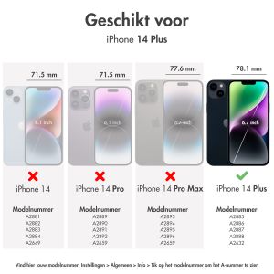 iMoshion Shockproof Case iPhone 14 Plus - Transparant