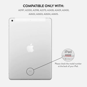 Burga Tablet Case iPad 9 (2021) 10.2 inch / iPad 8 (2020) 10.2 inch / iPad 7 (2019) 10.2 inch - Pistachio Cheesecake