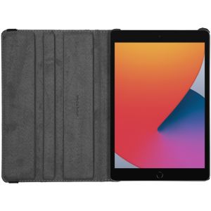 iMoshion 360° Draaibare Design Bookcase iPad 7 (2019) / iPad 8 (2020) / iPad 9 (2021) 10.2 inch - Cubes Rose Gold