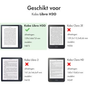 Design Bookcase Kobo Libra H2O - Kleurtjes