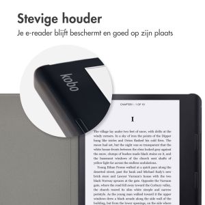 iMoshion Design Slim Hard Case Sleepcover met stand Kobo Sage / Tolino Epos 3 - Black Graphic