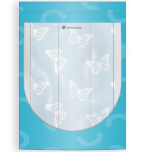 iMoshion Trifold Design Bookcase Samsung Galaxy Tab A9 8.7 inch - Butterfly
