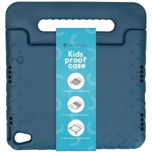 iMoshion Kidsproof Backcover met handvat iPad 10.9 (2022) - Donkerblauw