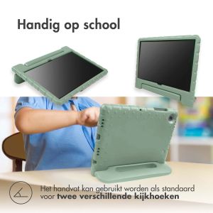 iMoshion Kidsproof Backcover met handvat iPad 7 (2019) / iPad 8 (2020) / iPad 9 (2021) 10.2 inch - Olijfgroen