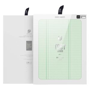 Dux Ducis Toby Bookcase iPad 9 (2021) 10.2 inch / iPad 8 (2020) 10.2 inch / iPad 7 (2019) 10.2 inch - Groen