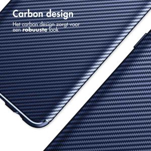 iMoshion Carbon Softcase Backcover Samsung Galaxy S23 Plus - Blauw