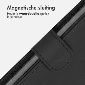 Accezz Wallet Softcase Bookcase Oppo A15 - Zwart