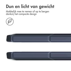 iMoshion Trifold Hardcase Bookcase iPad 7 (2019) / iPad 8 (2020) / iPad 9 (2021) 10.2 inch - Donkerblauw