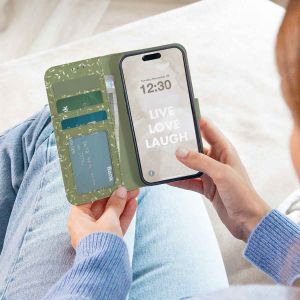 iMoshion Design Bookcase Samsung Galaxy S20 FE - Green Flowers
