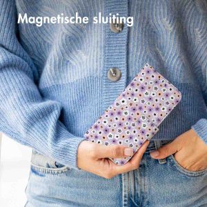 iMoshion Design Bookcase Samsung Galaxy S22 - Purple Flowers