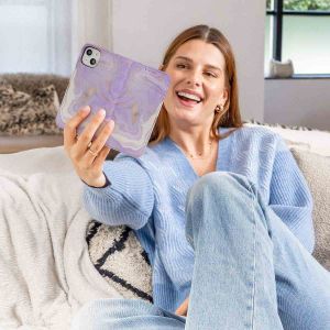 iMoshion Design Bookcase Samsung Galaxy S24 Plus - Purple Marble