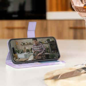 iMoshion Design Bookcase Samsung Galaxy A20e - Purple Marble