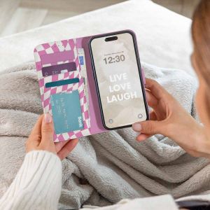iMoshion Design Bookcase Samsung Galaxy A20e - Retro Pink