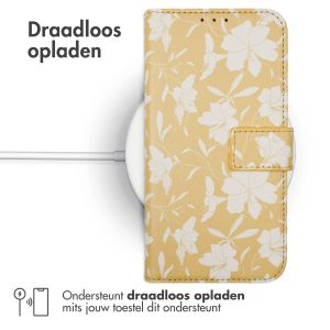 iMoshion Design Bookcase Samsung Galaxy S9 - Yellow Flowers