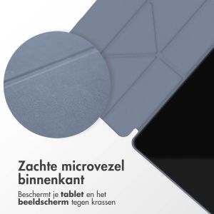 iMoshion Origami Bookcase iPad 9 (2021) 10.2 inch / iPad 8 (2020) 10.2 inch / iPad 7 (2019) 10.2 inch - Dark Lavender
