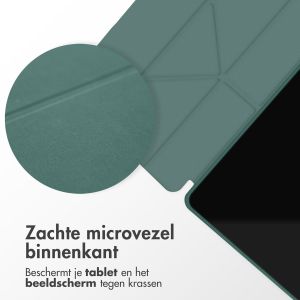 iMoshion Origami Bookcase Samsung Galaxy Tab S6 Lite / Tab S6 Lite (2022) - Donkergroen